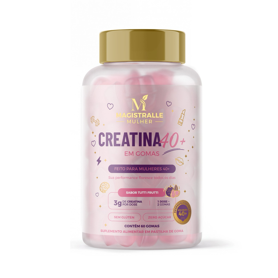 Creatina 40+ em Gomas Tutti Frutti